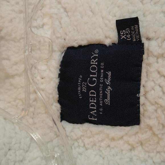 Girls Faded Glory purple hoodie - Picture 3 of 7